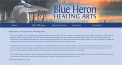 Desktop Screenshot of blueheronhealingart.com